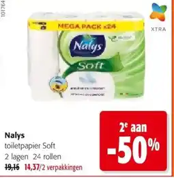 Colruyt Nalys toiletpapier Soft aanbieding