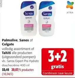 Colruyt Sanex Expert Pro Hydrate douchecrème aanbieding