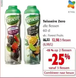 Colruyt Teisseire Zero aanbieding