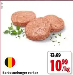 Colruyt Barbecueburger varken aanbieding