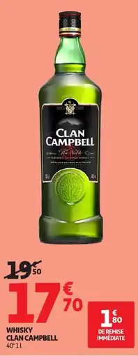 Auchan Whisky Clan Campbell aanbieding