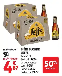 Auchan Bière Blonde Leffe aanbieding