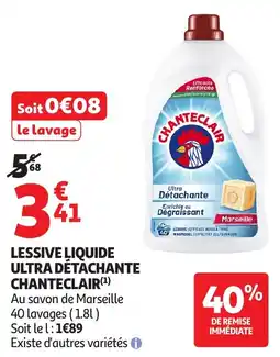 Auchan Lessive Liquide Ultra Détachante Chanteclair aanbieding