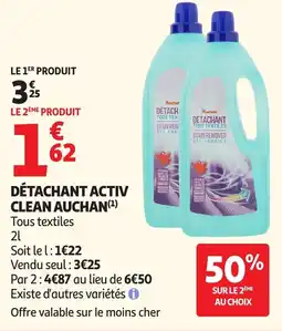 Auchan Détachant Activ Clean Auchan aanbieding