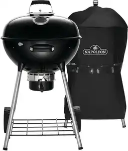 Coolblue Napoleon Premium Kettle 57 cm + Napoleon Hoes voor Premium en Pro Kettle 57 cm aanbieding