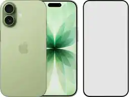 Coolblue Apple iPhone 17 256GB Groen + BlueBuilt Screenprotector Glas aanbieding