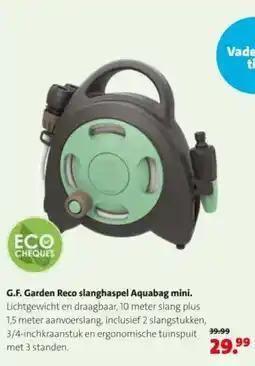 Intratuin G.F. Garden Reco slanghaspel Aquabag mini aanbieding