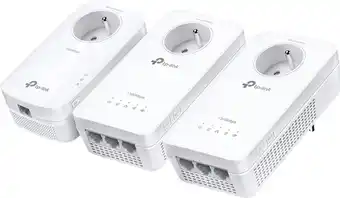 Coolblue TP-Link TL-WPA8635P Kit WiFi 1300 Mbps 3 adapters aanbieding