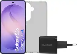 Coolblue Samsung Galaxy S26 256GB Donkerblauw 5G + Basis Accessoirepakket aanbieding