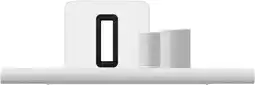 Coolblue Sonos Arc Ultra Blanc + Era 100 Ensemble Home Cinéma Blanc aanbieding