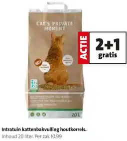 Intratuin Intratuin kattenbakvulling houtkorrels aanbieding