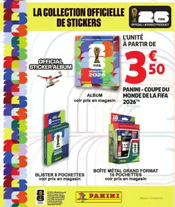 Auchan La collection officiell de stickers aanbieding
