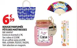 Auchan Bougie Parfumée Fête Des Maîtresses aanbieding
