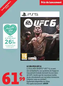 Auchan Le jeu PS5 UFC6 aanbieding