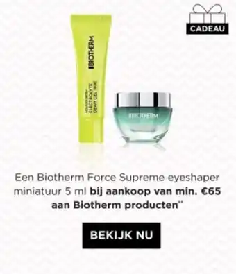Biotherm Force Supreme eyeshaper miniatuur