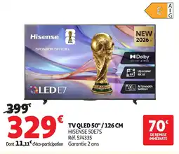 Auchan Hisense 50E7S aanbieding