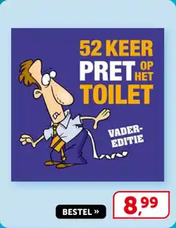 Boekenvoordeel 52 keer pret op het toilet aanbieding