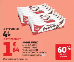 Auchan Kinder Bueno aanbieding