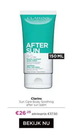 ICI PARIS XL Clarins Sun Care Body Soothing after sun balm aanbieding