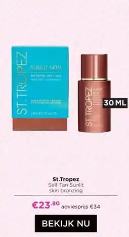 ICI PARIS XL St.Tropez Self Tan Sunlit skin bronzing aanbieding