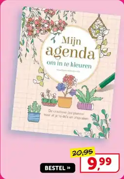 Boekenvoordeel Mijn agenda om in te kleuren aanbieding