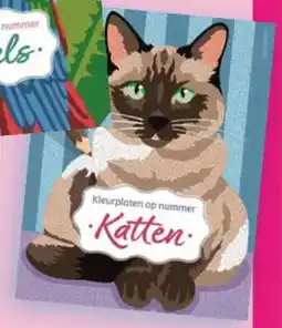Boekenvoordeel Kleurplaten op nummer katten aanbieding