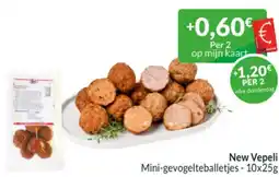 Intermarché New Vepeli Mini-gevogelteballetjes aanbieding
