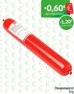 Intermarché Hespenworst aanbieding
