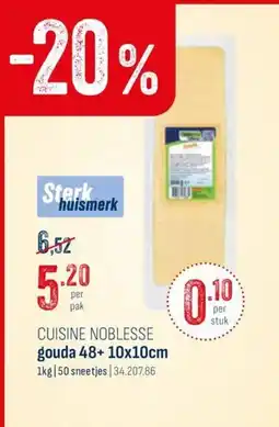 Horeca totaal Cuisine noblesse gouda 48+ aanbieding
