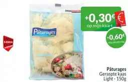Intermarché Pâturages Geraspte kaas Light aanbieding