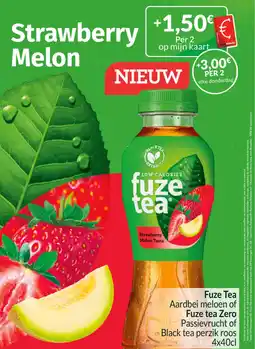 Intermarché Fuze Tea of Fuze Tea Zero aanbieding