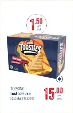 Horeca totaal Topking tosti deluxe aanbieding