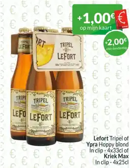 Intermarché Lefort Tripel of Ypra Hoppy blond aanbieding