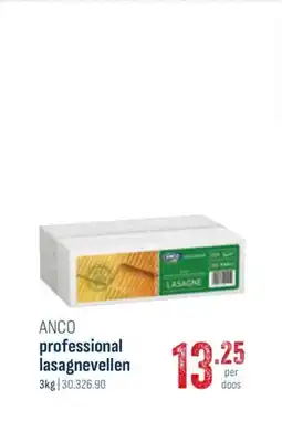 Horeca totaal Anco professional lasagnevellen aanbieding
