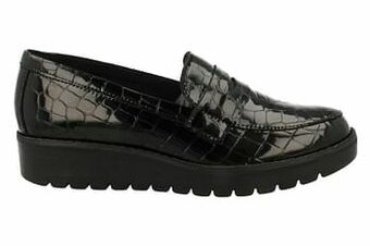 Hush Puppies Mocassin Dames - Zwart