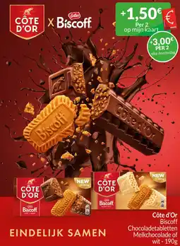 Intermarché Côte d'Or Biscoff aanbieding