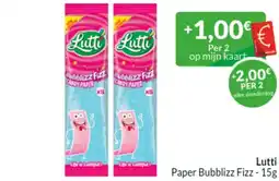 Intermarché Lutti Paper Bubblizz Fizz aanbieding