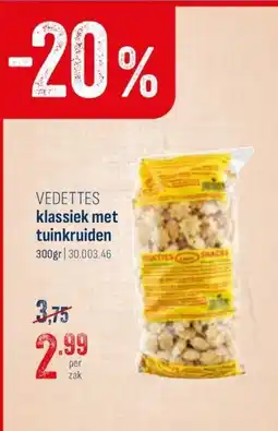 Horeca totaal Vedettes klassiek met tuinkruiden aanbieding
