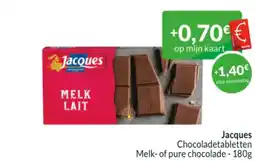 Intermarché Jacques Chocoladetabletten aanbieding