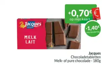 Intermarché Jacques Chocoladetabletten aanbieding