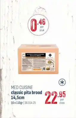 Horeca totaal Med cuisine classic pita brood aanbieding