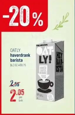 Horeca totaal Oatly haverdrank barista aanbieding