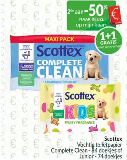 Intermarché Scottex Vochtig toiletpapier aanbieding