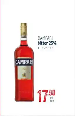 Horeca totaal Campari bitter 25% aanbieding