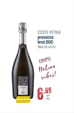 Horeca totaal Coste petrai prosecco brut DOC aanbieding