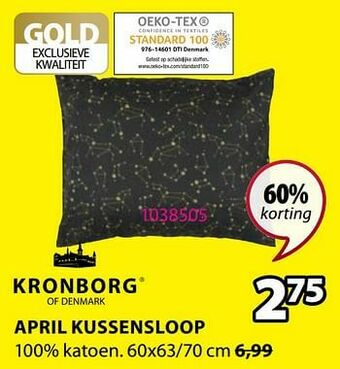 Jysk April kussensloop aanbieding