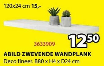 Jysk Abild zwevende wandplank aanbieding