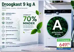 Eldi Droogkast 9 kg a dkw9020e aanbieding