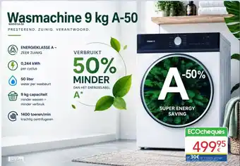 Wasmachine 9 kg a-50 wa9415a-50