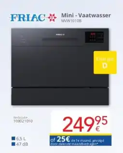 Eldi Mini - Vaatwasser MVW1010b aanbieding